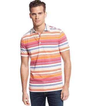 Tommy Hilfiger Allister Striped Slim-fit Polo