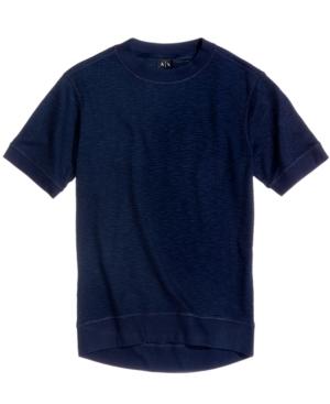 Armani Exchange Men's Textured Waffle-knit T-shirt