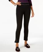 Inc International Concepts Piped Skinny Ankle Pants, Created For Macy's