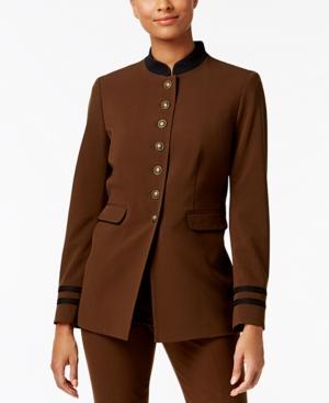 Nine West Bi-stretch Piped Blazer