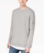 American Rag Men's Lightweight Contrast-inset Sweatshirt, Created For Macy's