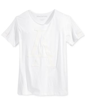 Ring Of Fire Men's Varsity La Graphic-print T-shirt