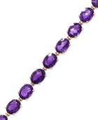 Effy Amethyst Tennis Bracelet In 14k Rose Gold (19-7/8 Ct. T.w.)