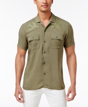 Inc International Concepts Men's Embroidered Bird Shirt, Only At Macy's