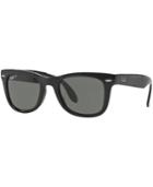 Ray-ban Polarized Sunglasses, Rb4105 Folding Wayfarer