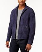 Calvin Klein Men's Slim-fit Genuine Suede Jacket