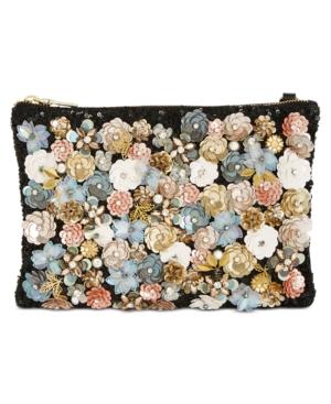 Steve Madden Aloha Small Pouch With Floral Applique