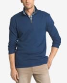 Izod Men's Big And Tall Quarter-zip Textured Sweatshirt