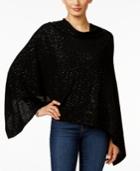 Charter Club Cashmere Sequined Poncho, Only At Macy's