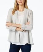 Charter Club Cashmere Open-front Sweater, Only At Macy's