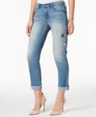 Vintage America Embroidered Straight-leg Jeans