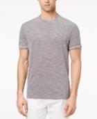 Ryan Seacrest Distinction Men's Slim-fit Gray Heathered T-shirt, Created For Macy's
