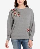 Vintage America Embroidered Pullover Sweatshirt