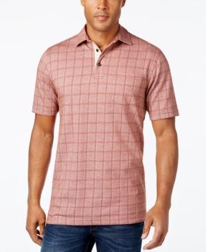 Tasso Elba Men's Big And Tall Performance Sun Protection Polo, Only At Macy's