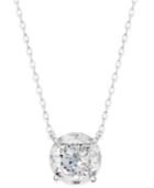 Eliot Danori Silver-tone Crystal Pendant Necklace
