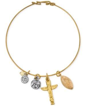 T.r.u. Two-tone Talisman Of Courage Charm Bracelet