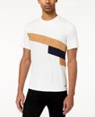 Sean John Men's Suede Pieced T-shirt