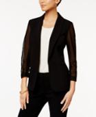 Nine West Illusion-sleeve Blazer