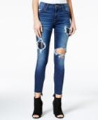 Sts Blue Sequined Rip & Repair Skinny Jeans