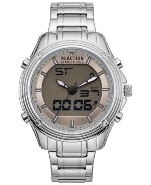 Kenneth Cole New York Men's Analog-digital Reaction Stainless Steel Bracelet Watch 46mm