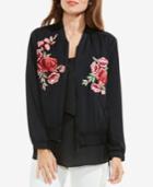 Vince Camuto Embroidered Bomber Jacket
