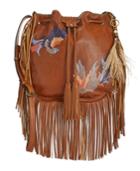 Patricia Nash Carrara Exotic Bird Bucket Bag