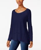 Style & Co. Petite High-low Top, Only At Macy's