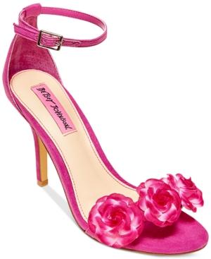 Betsey Johnson Broome Two-piece Dress Sandals Women's Shoes