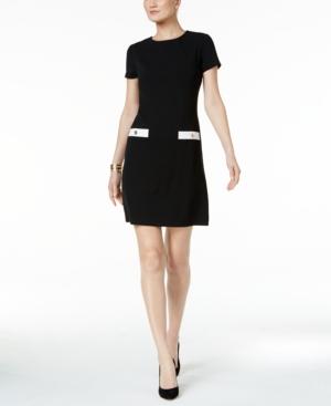 Tommy Hilfiger Faux-pocket Shift Dress