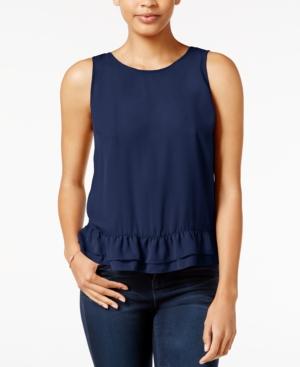 Maison Jules Ruffle-hem Top, Only At Macy's