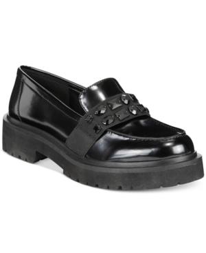 Nine West Afelia Embellished Tailored Loafers Women's Shoes