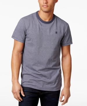 G-star Raw Men's Vendak Stripe Logo Cotton T-shirt