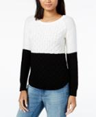 Maison Jules Colorblocked Sweater, Created For Macy's