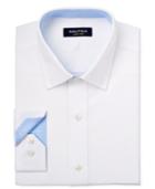 Nautica Men's Classic-fit White Dress Shirt