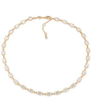 Carolee Gold-tone All-around Crystal Collar Necklace