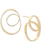 Robert Lee Morris Soho Gold-tone Loop Hoop Earrings