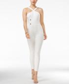 Material Girl Juniors' Embellished Skinny-leg Jumpsuit, Only At Macy's