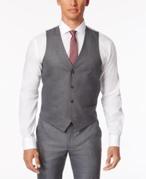 Alfani Men's Stretch Performance Solid Slim-fit Vest, Created For Macy's