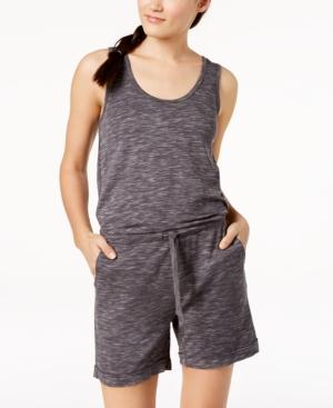 Gaiam Gemma Marled Keyhole-back Romper