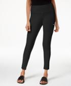 Eileen Fisher Organic Cotton Seamed Pull-on Skinny Pants, Regular & Petite