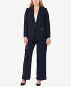 Tahari Asl Plus Size Turn-lock Pantsuit