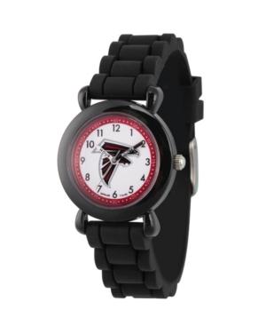 Gametime Nfl Atlanta Falcons Kids' Black Plastic Time Teacher Watch