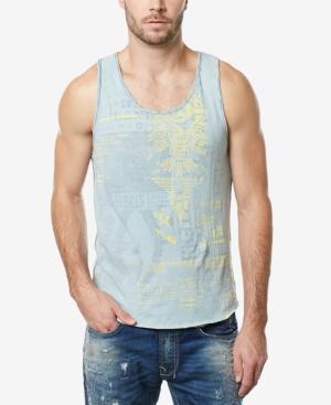 Buffalo David Bitton Men's Vintage Graphic Print Tank
