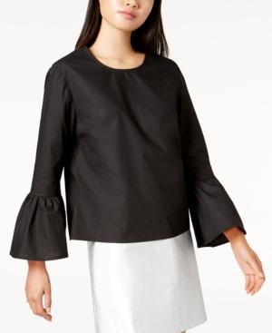 Glam Cotton Bell-sleeve Top
