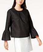 Glam Cotton Bell-sleeve Top
