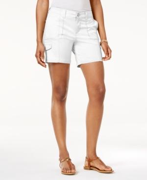 Style & Co Petite Zig-zag Cargo Shorts, Created For Macy's
