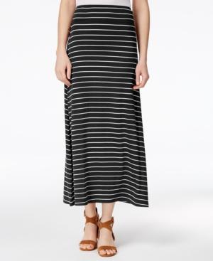 Kensie Striped Maxi Skirt