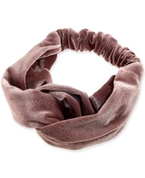 I.n.c. Velvet Turban Headband, Created For Macy's