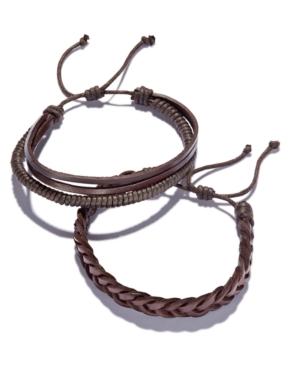 Rogue Accessories Men's 3-pc. Braided Bracelet Set