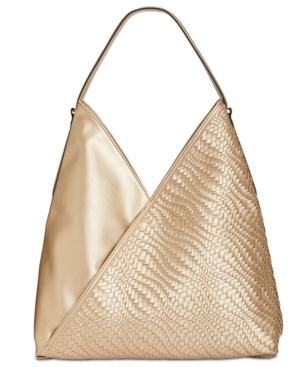I.n.c. Blakke Woven Hobo, Created For Macy's
